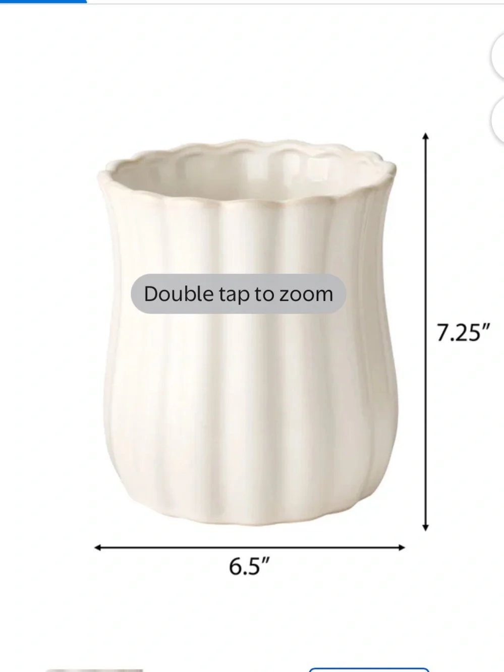 ✨The Pioneer Woman Colette Stoneware Kitchen Utensil Holder, White